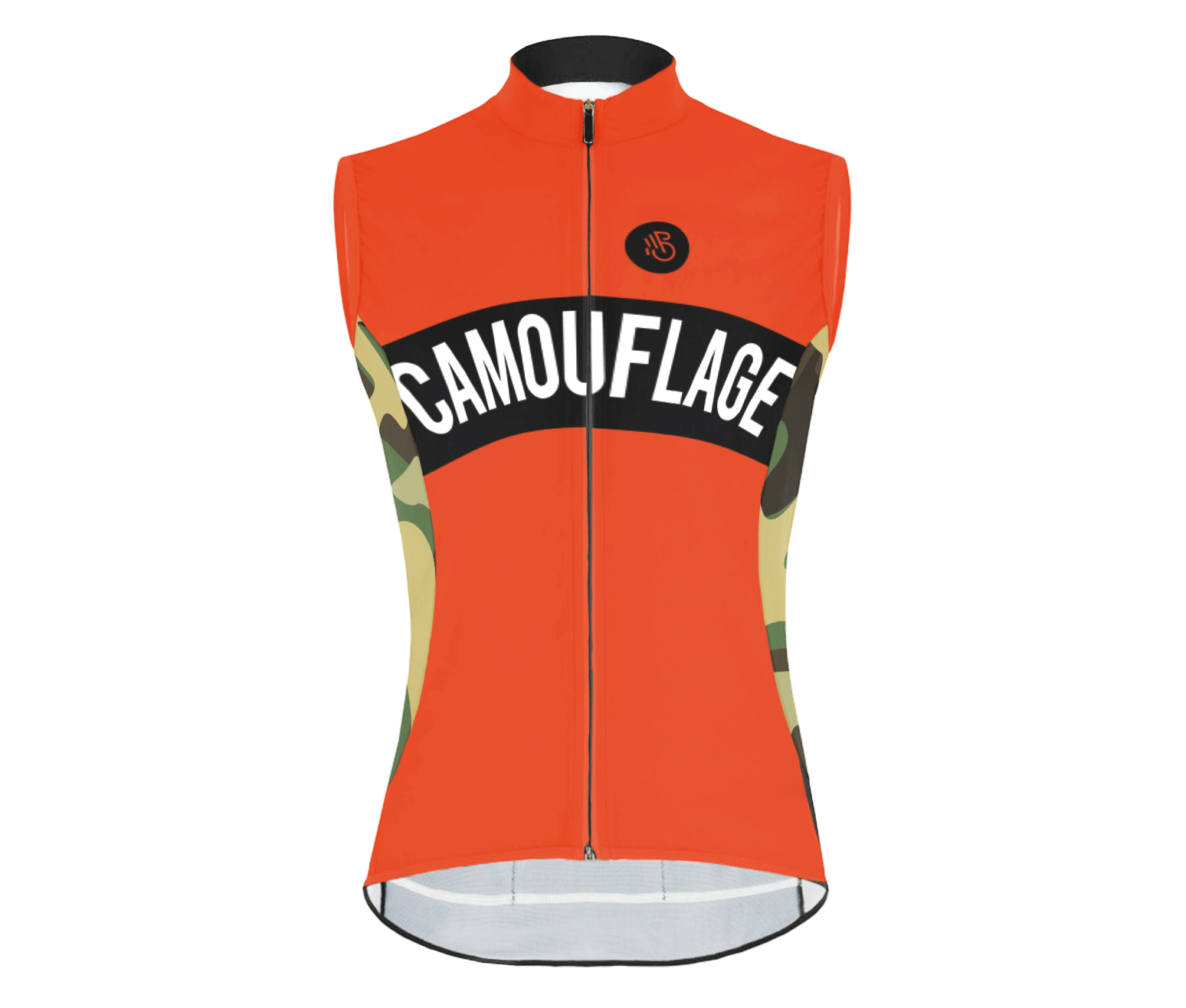 CAMOUFLAGE cycling vest image 1
