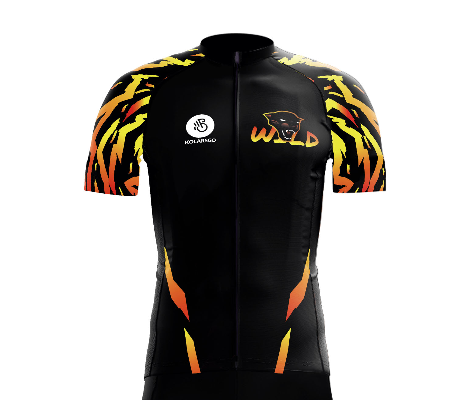 Cycling jersey WILD ORANGE
