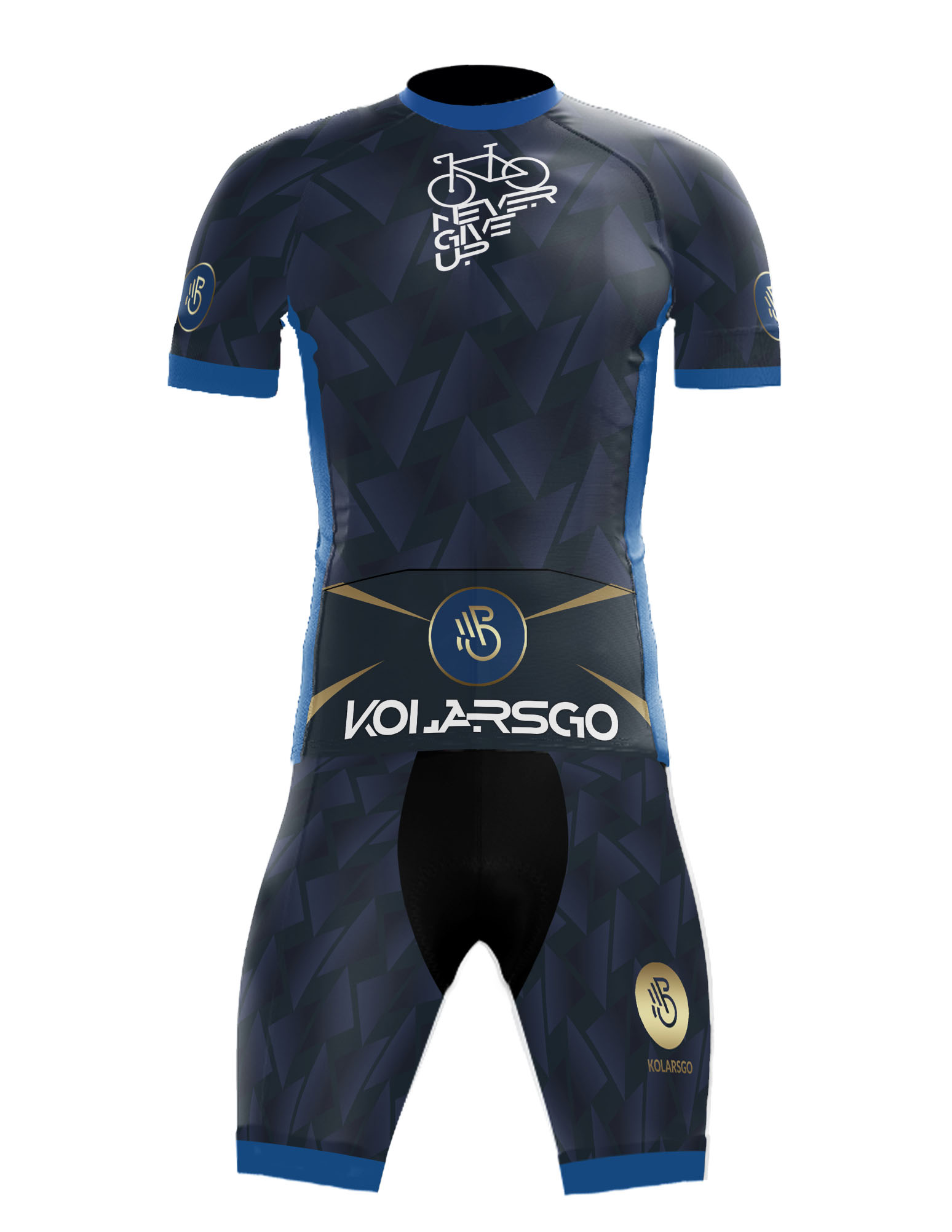 Cycling set NEVER GIVE UP image 2