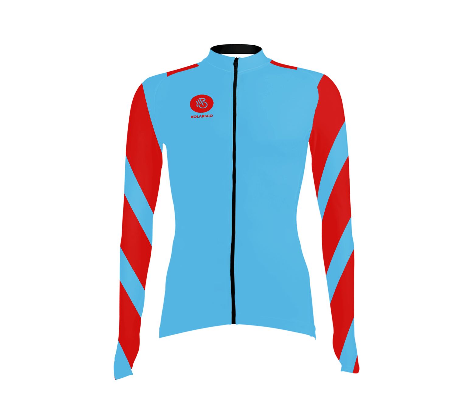 Long sleeve cycling jersey Blue One image 1