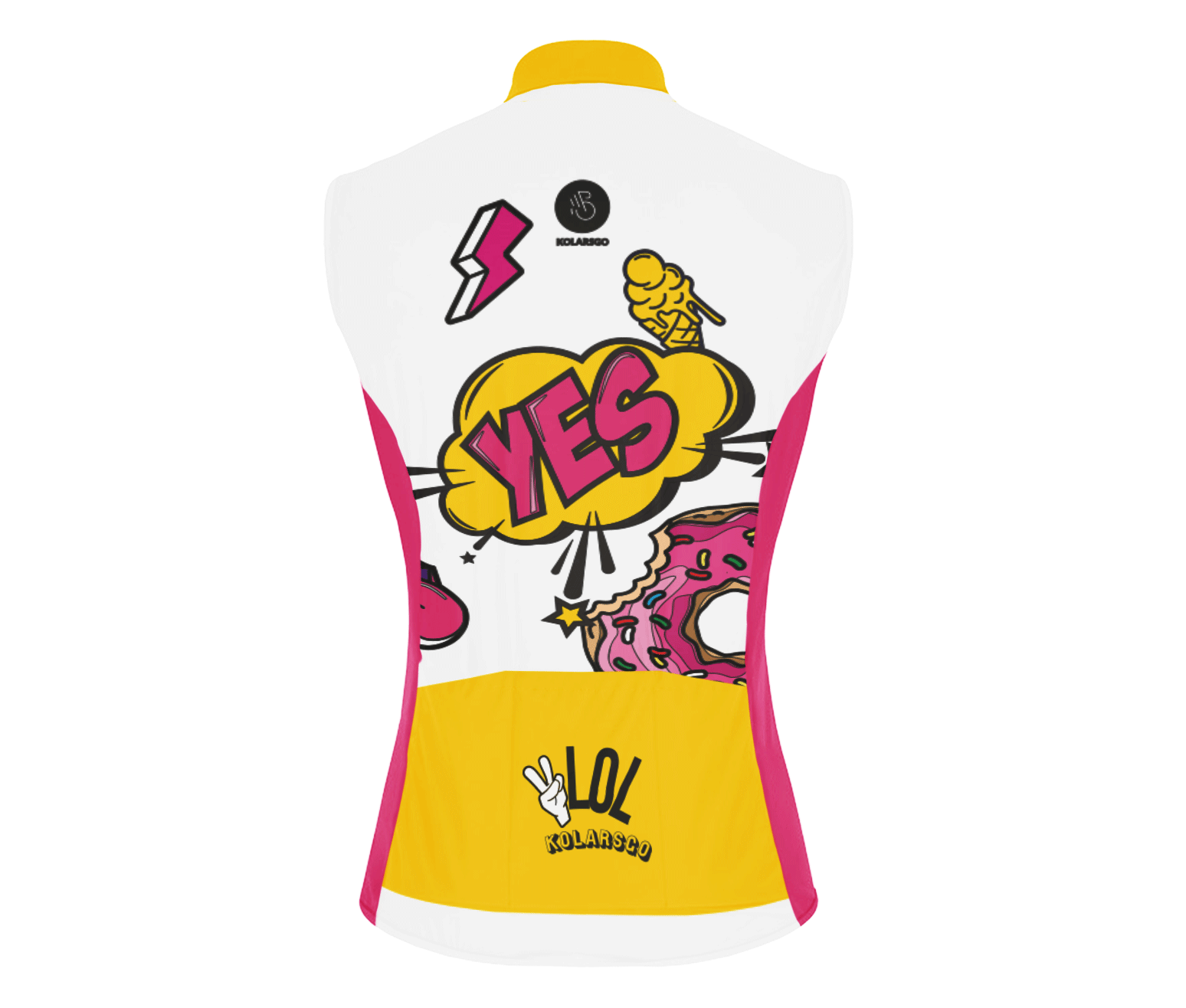 Cycling jersey without sleeves Comics image 2