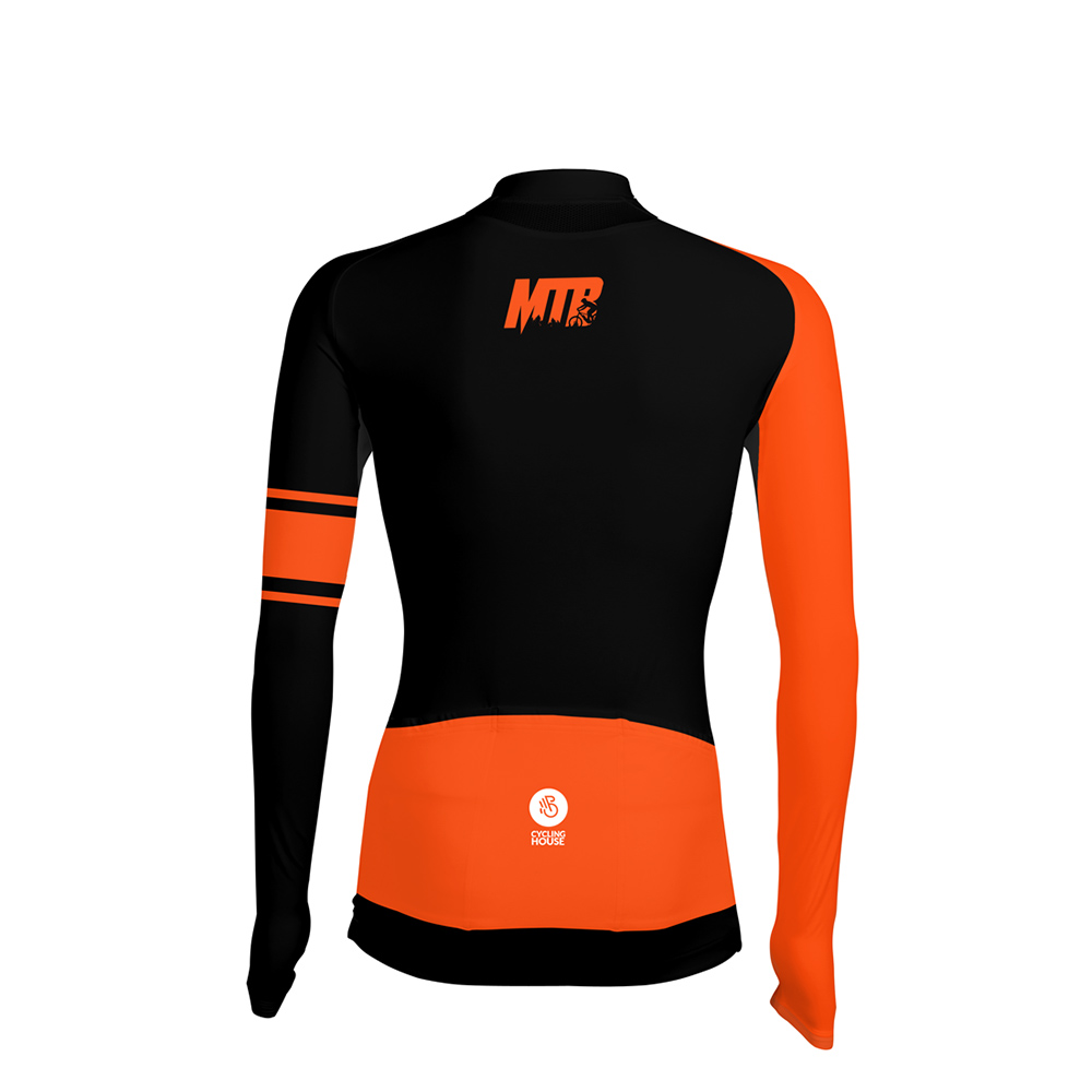 MTB long sleeve cycling jersey image 2