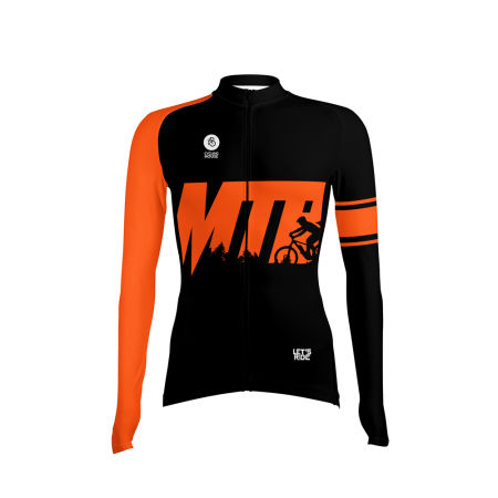 MTB long sleeve cycling jersey image 1