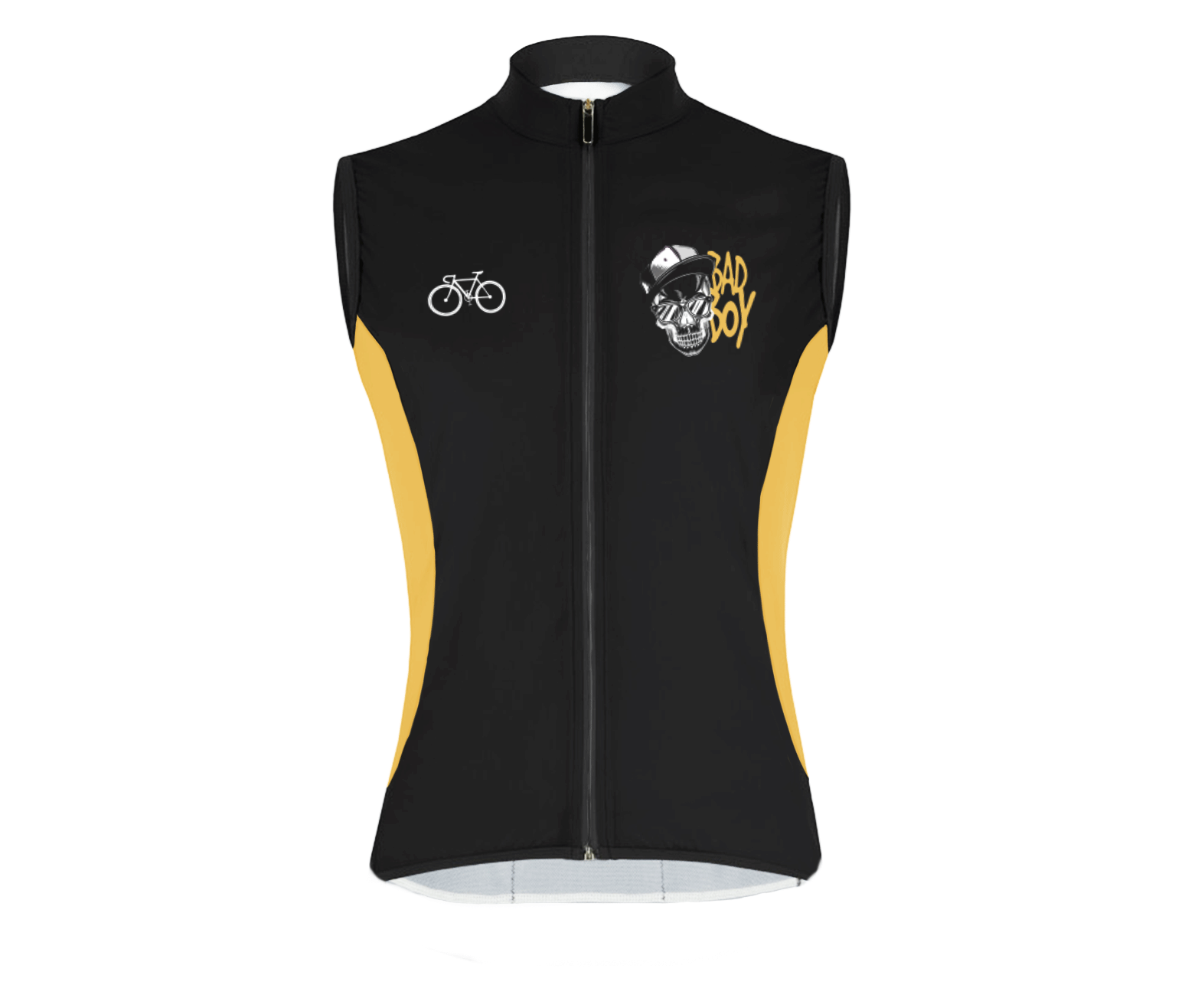 Cycling jersey without sleeves bad boy image 1