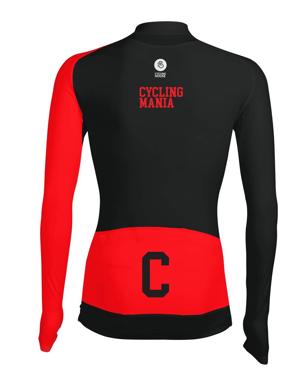 Cycling jersey with long sleeves CYCLING MANIA