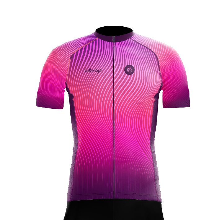 Cycling jersey PINK FLOW