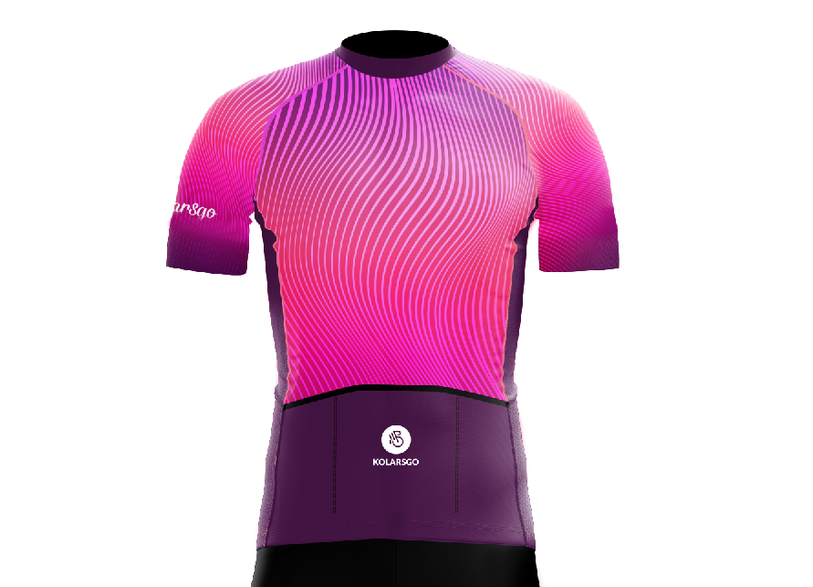 Cycling jersey PINK FLOW