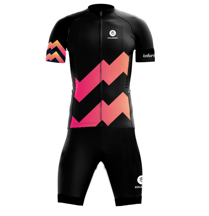 Cycling set PINK BLACK image 1