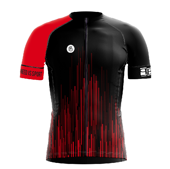 Cycling jersey RED/RIDE
